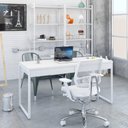 Ver imagem 7 de Escrivaninha Mesa Escritório 150Cm 2 Gavetas Kuadra