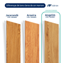 Ver imagem 3 de Piso Vinílico Autocolante Amadeirado Régua M² Angelim Tubrax