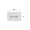 Ver imagem 2 de Balizador Astraled Wiley de Sobrepor Led 2w Bivolt Branco 3000k Luz Amarela Bl-6724