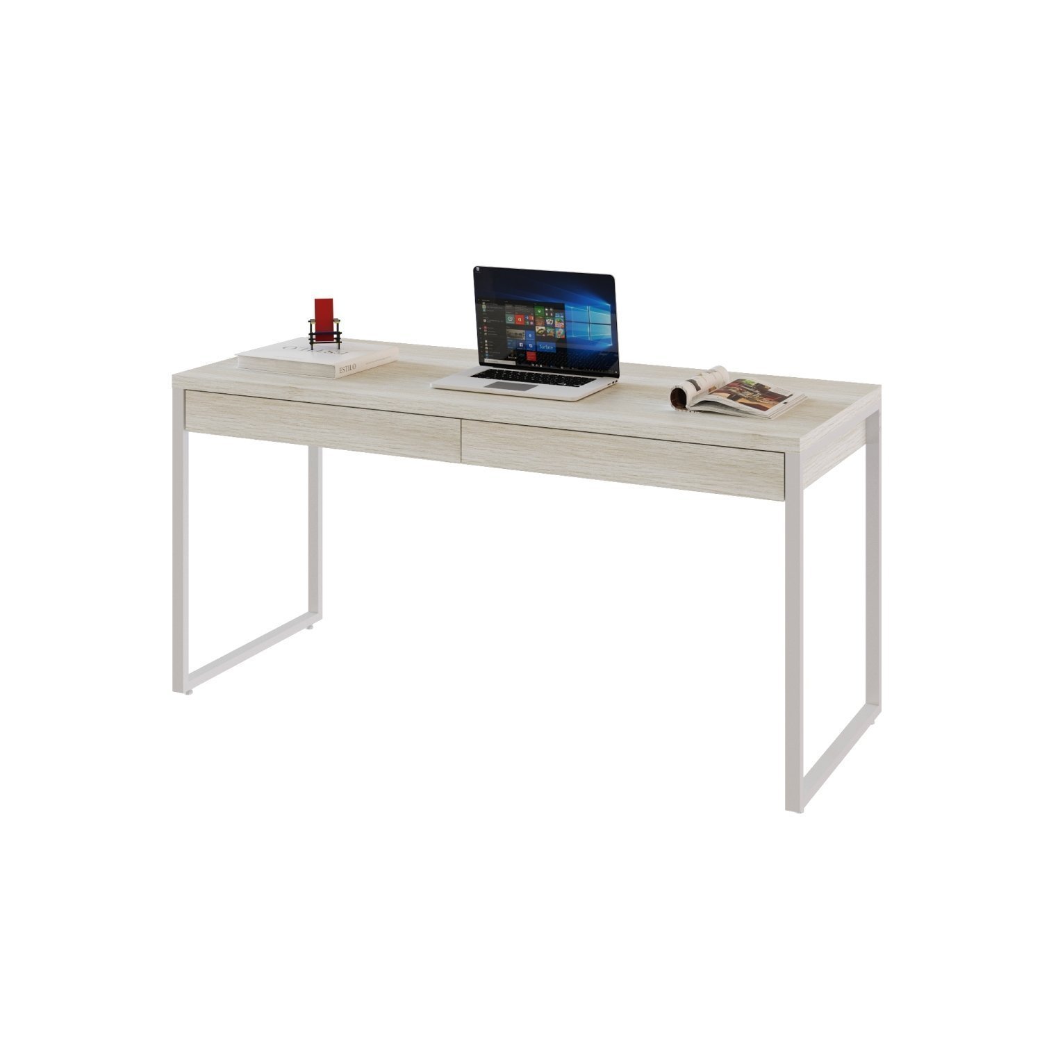 Mesa Para Escritório 150Cm 2 Gavetas Kuadra - 4