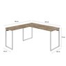 Escrivaninha Mesa Escritório Em L Estilo Industrial 150X150Cm Kuadra - 3