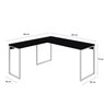 Escrivaninha Mesa Escritório Em L Estilo Industrial 150X150Cm Kuadra - 3