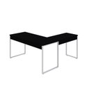 Ver imagem 6 de Escrivaninha Mesa Escritório Em L Estilo Industrial 150X150Cm Kuadra