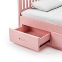 Ver imagem 5 de Cama Solteiro 03 Gavetas - Madeira Maciça Rosa