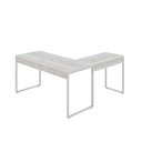 Ver imagem 6 de Escrivaninha Mesa Escritório Em L Estilo Industrial 150X150Cm Kuadra