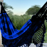 Rede de Descanso Balanço Azul Royal com Preto 1.40 X 3.60 M - 1