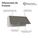 Ver imagem 3 de Armário Aéreo 60 Cm 1 Porta Basculante Vik Madesa