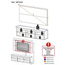 Ver imagem 6 de Painel Tv até 65" com Rack Suspenso Espelho Multimóveis