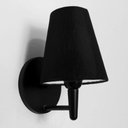 Ver imagem 2 de Arandela Cone Md-2004 Base Preto Cúpula em Tecido 14-14x07cm Preto - Bivolt