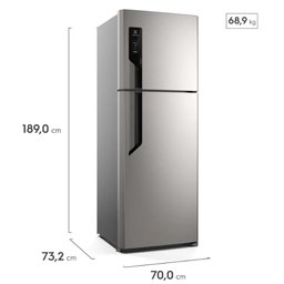 Geladeira Electrolux 480 Litros Frost Free Duplex com Autosense Efficient Inox Look Tf71s 127v - 2