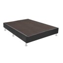 Ver imagem 1 de Base Box Sommier 30Cm Casal Em Corino Cinza