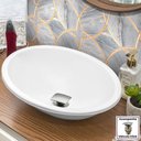 Ver imagem 2 de Cuba Pia Banheiro Sophia com Valvula Click Inox Branco