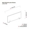 Mini Divisoria para Mesas de Escritório 71cm - 3