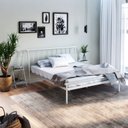 Ver imagem 1 de Cama Queen em Aço Begônia CabeCasa MadeiraOriginals