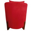 Ver imagem 7 de Poltrona Decorativa Luna Couro Vermelho
