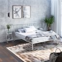 Ver imagem 1 de Cama Queen em Aço Begônia CabeCasa MadeiraOriginals