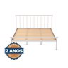 Cama Queen em Aço Begônia CabeCasa MadeiraOriginals - 5