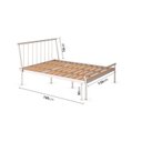 Ver imagem 3 de Cama Casal em Aço Begônia CabeCasa MadeiraOriginals