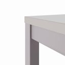 Ver imagem 5 de Mesa Cozinha e Refeitório 180cm x 90cm Pés Metal com 2 Bancos F5 Office Cor:Cinza
