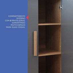 Cômoda 5 Gavetas e Chave Zeus - 11