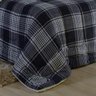 Edredom Coberdrom Sonobom King Sherpa e Manta - Xadrez Azul - 2