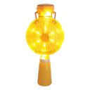 Ver imagem 5 de Sinalizador Viario Solar Cone Kit 10 Uni Sinalizaçao Segurança Luz Led Iluminaçao Evita Acidente Rod