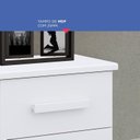 Ver imagem 6 de Mesa de Cabeceira 2 Gavetas com Tampo MDF Zeus