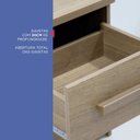 Ver mais imagens de Mesa de Cabeceira 2 Gavetas com Tampo MDF Zeus