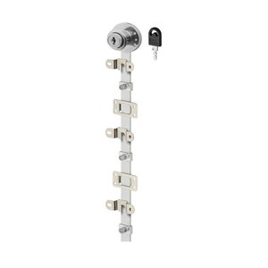 Fechadura 5 Gavetas Lateral 100cm com Acessorios Cromado