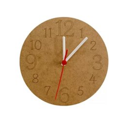 Relógio Mdf Gravado Sala Quarto Escritório 20cm - 1