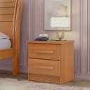 Ver imagem 1 de Mesa de Cabeceira 2 Gavetas com Tampo MDF Zeus