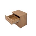 Ver imagem 5 de Mesa de Cabeceira 2 Gavetas com Tampo MDF Zeus Marrom