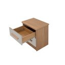 Ver imagem 5 de Mesa de Cabeceira 2 Gavetas com Tampo MDF Zeus Marrom