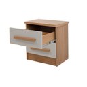 Ver imagem 4 de Mesa de Cabeceira 2 Gavetas com Tampo MDF Zeus