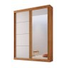 Modulado 2 portas correr 1 espelho 2 gavetas 1,61m - Luna-Nature/Off - Bianchi Móveis - 1