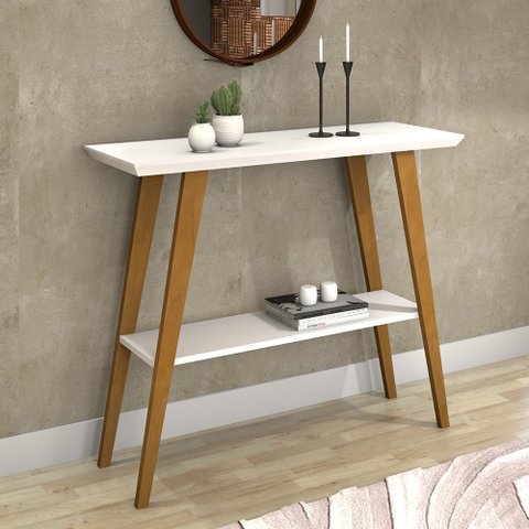 Aparador Monaco Base Madeira Maciça - Branco