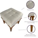 Ver imagem 4 de Puff Quadrado para Sala de Estar