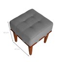 Ver imagem 3 de Puff Quadrado para Sala de Estar