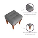 Ver imagem 4 de Puff Quadrado para Sala de Estar