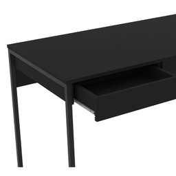 Mesa Escrivaninha 1 Gaveta Pes Tubular Me4156 Preto Tecno Mobili - 5