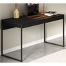 Mesa Escrivaninha 1 Gaveta Pes Tubular Me4156 Preto Tecno Mobili - 1