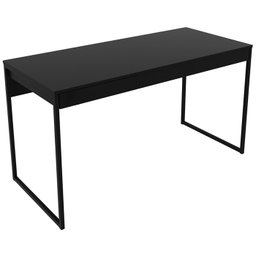 Mesa Escrivaninha 1 Gaveta Pes Tubular Me4156 Preto Tecno Mobili - 3