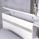 Ver imagem 4 de Cama Casal com Baú 4 Gavetas 6 Prateleiras Jade Yescasa