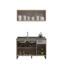 Ver imagem 2 de Cozinha Modulada 2 Peças 6 Portas 1 Gaveta Maysa