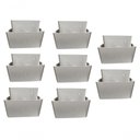 Ver imagem 1 de Kit 8 Pés para Guarda Roupas Armários Multiuso Roman Branco