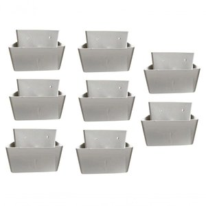 Kit 8 Pés para Guarda Roupas Armários Multiuso Roman Branco