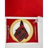 Kit 2 Guardanapos Xadrez Vermelho e Preto Natalino 100% Algodão - 45x45cm - 2