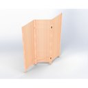 Ver imagem 5 de Biombo Decorativo 3 Folhas em Madeira Maciça Oliver Espresso Móveis