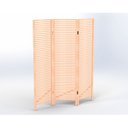 Ver imagem 2 de Biombo Decorativo 3 Folhas em Madeira Maciça Oliver Espresso Móveis