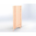 Ver imagem 4 de Biombo Decorativo 3 Folhas em Madeira Maciça Oliver Espresso Móveis